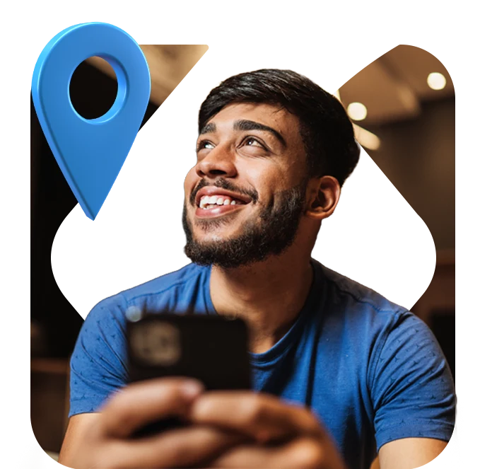 Cliente achando empresa no Google - seo local