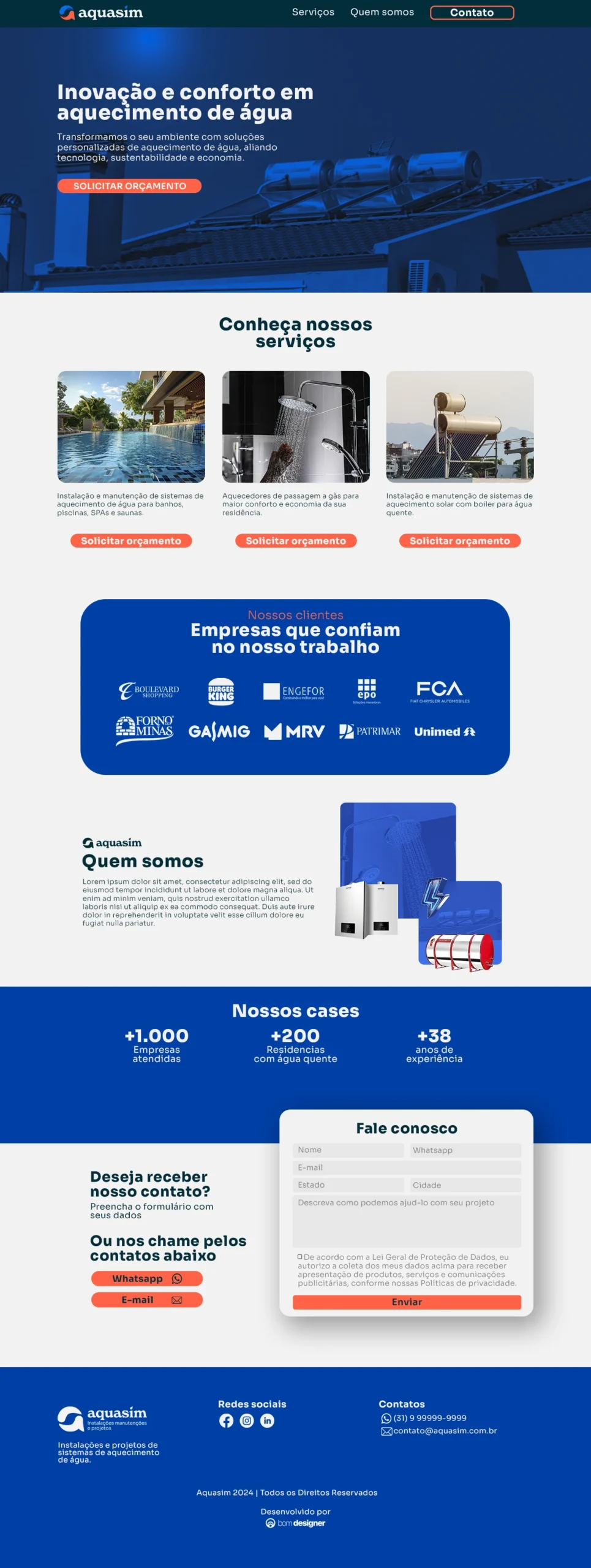 Landing page Aquasim scaled